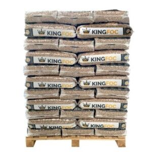 Palete de 77 sacos de pellets KINGFOC